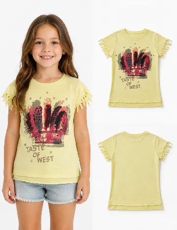 Tricou Zara, galben