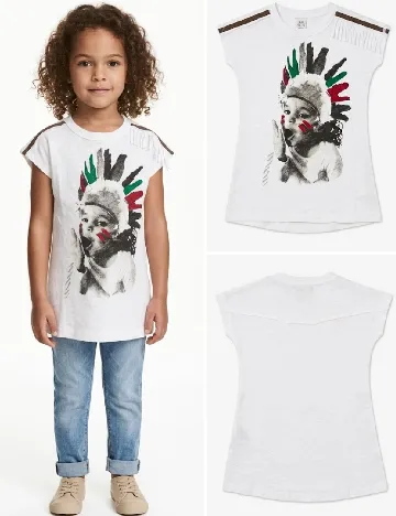 Tricou Zara, alb