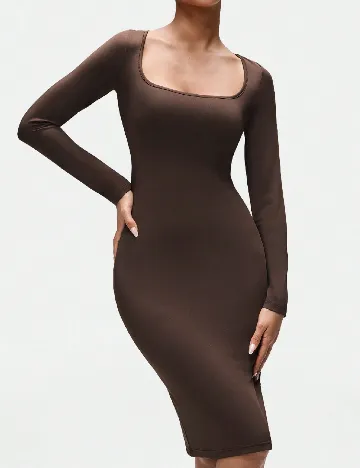 Rochie scurta SHEIN, maro