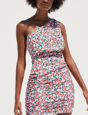 Rochie scurta Bershka, floral print