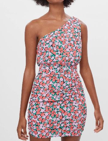 Rochie scurta Bershka, floral print