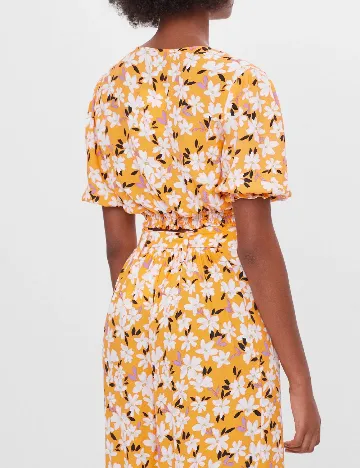 Top Bershka, portocaliu