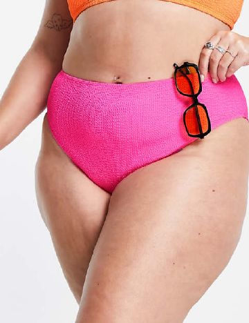 Chilot de  baie ASOS Curve, roz