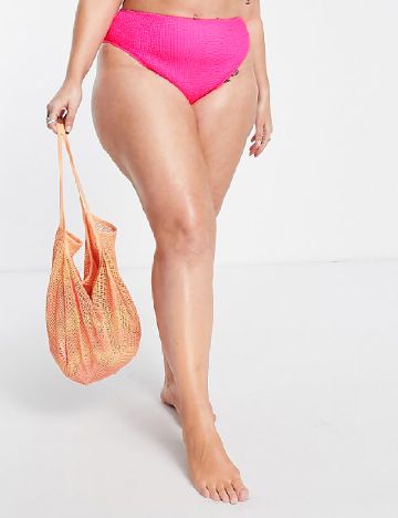 Chilot de  baie ASOS Curve, roz