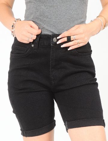 Pantaloni scurti Bershka, negru