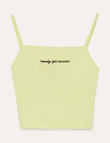 Top Bershka, verde