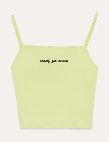 Top Bershka, verde
