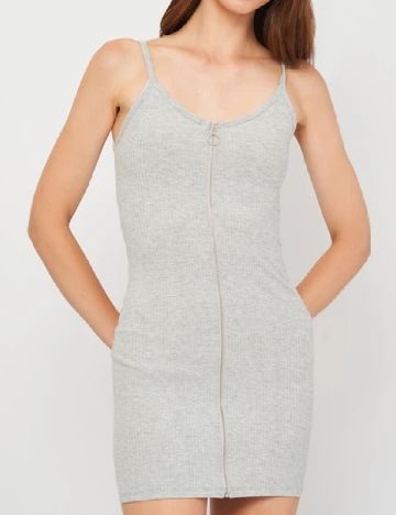 Rochie scurta Bershka, gri