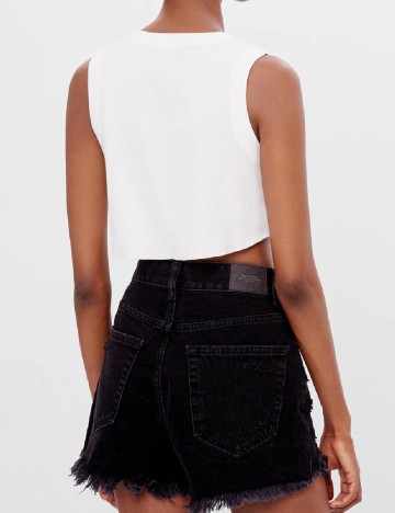 Top Bershka, alb