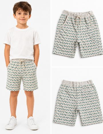Pantaloni scurti Zara, crem