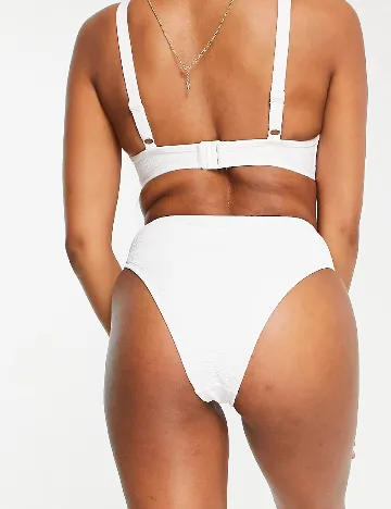 Chilot de  baie Ivory Rose, alb