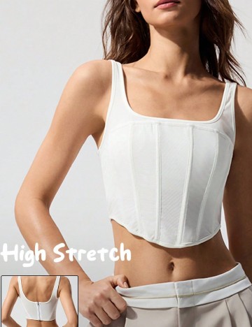 Top SHEIN, alb