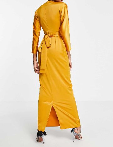 Rochie lunga ASOS, mustar