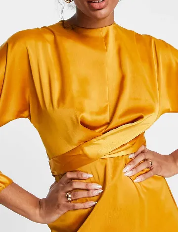 Rochie lunga ASOS, mustar