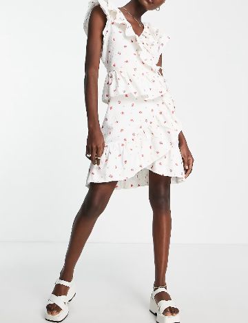 Rochie scurta Y.A.S, alb