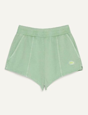 Pantaloni scurti Bershka, verde