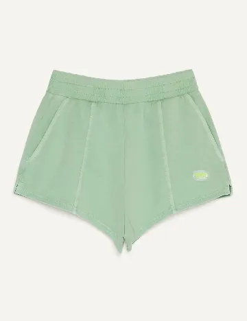 Pantaloni scurti Bershka, verde