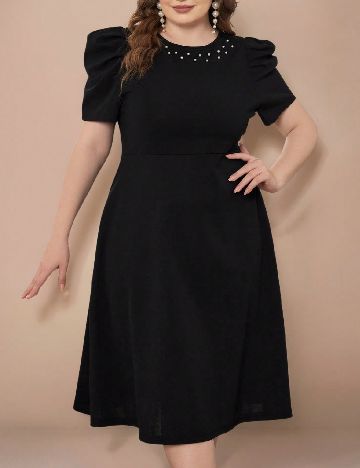 Rochie medie SHEIN CURVE, negru