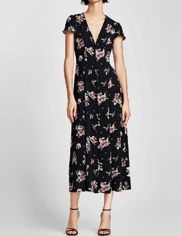 Rochie medie Zara, negru