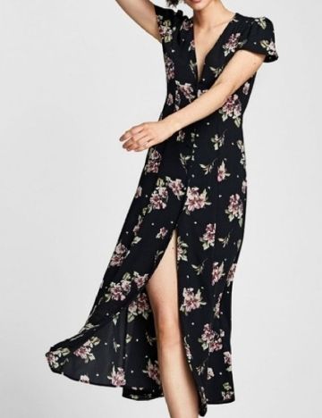 Rochie medie Zara, negru