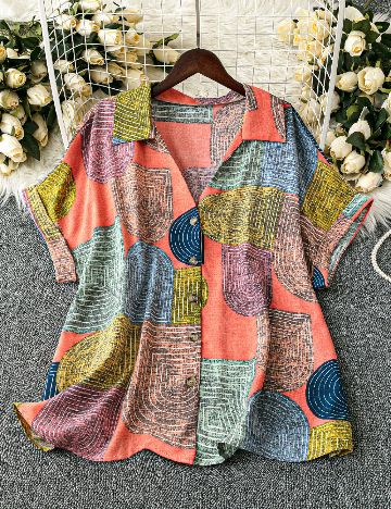Camasa SHEIN CURVE, mix culori