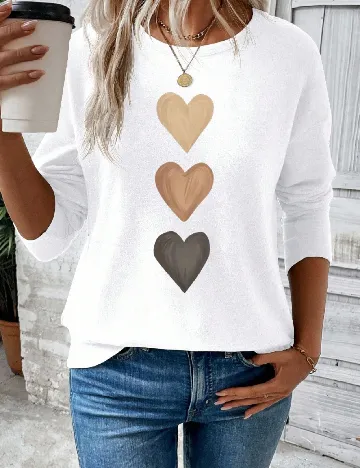 Bluza SHEIN, alb