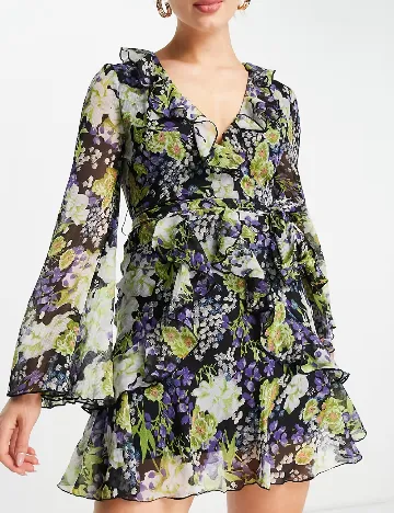 Rochie scurta ASOS, floral
