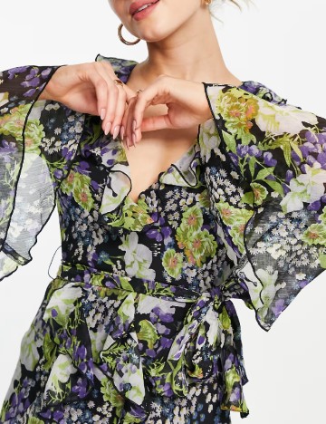 Rochie scurta ASOS, floral