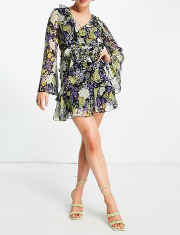 Rochie scurta ASOS, floral