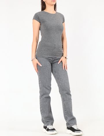 Tricou Pull&Bear, gri