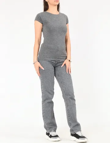 Tricou Pull&Bear, gri