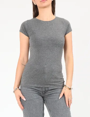 Tricou Pull&Bear, gri