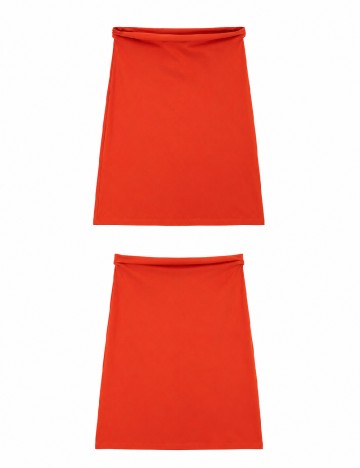Rochie scurta ASOS, portocaliu
