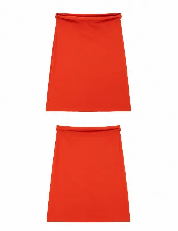 Rochie scurta ASOS, portocaliu