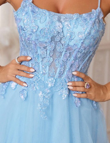 Rochie lunga SHEIN, bleu