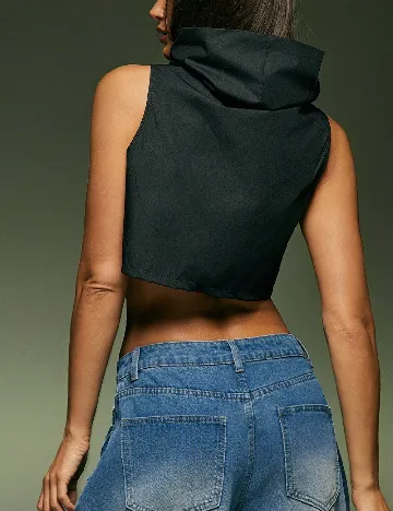 Top SHEIN, negru