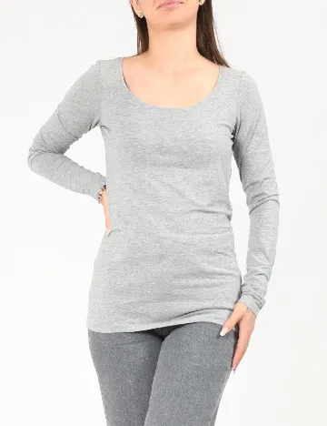 Bluza Pull&Bear, gri