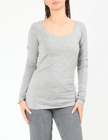 Bluza Pull&Bear, gri