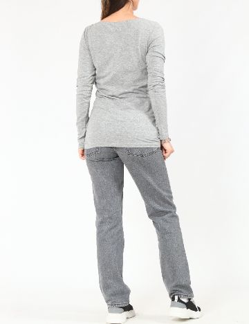 Bluza Pull&Bear, gri