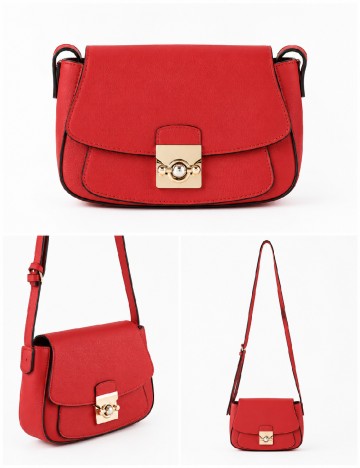 Geanta M&S Collection, rosu