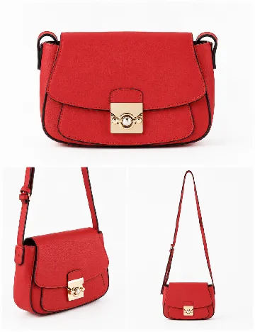 Geanta M&S Collection, rosu