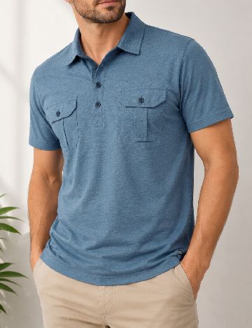 Tricou Pull&Bear, albastru