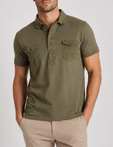 Tricou Pull&Bear, verde
