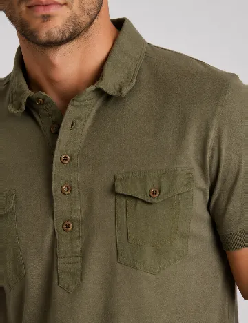 Tricou Pull&Bear, verde