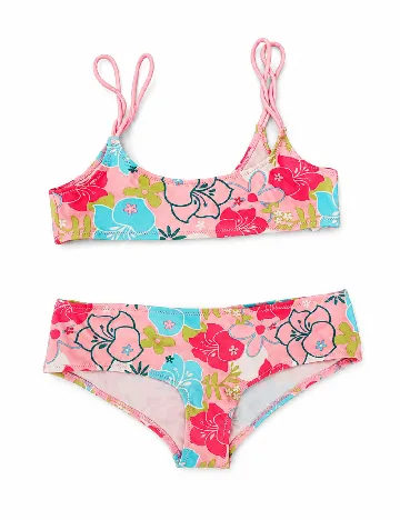 Costum de baie Zara, mix culori