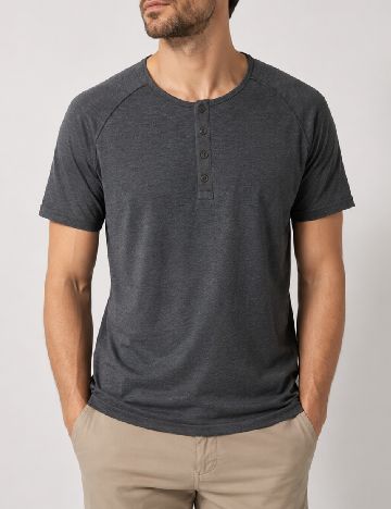 Tricou Pull&Bear, gri inchis