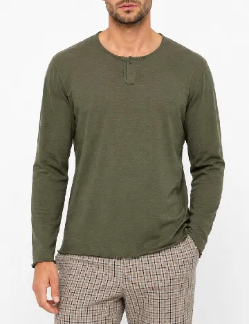 Bluza Pull&Bear, verde