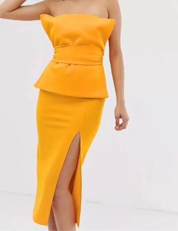 Rochie medie ASOS, portocaliu