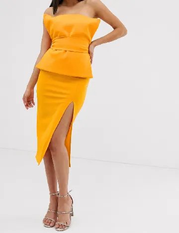 Rochie medie ASOS, portocaliu