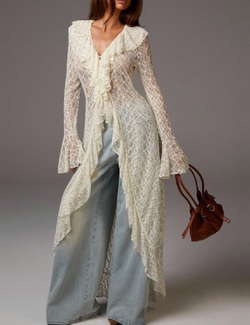Bluza SHEIN, ecru